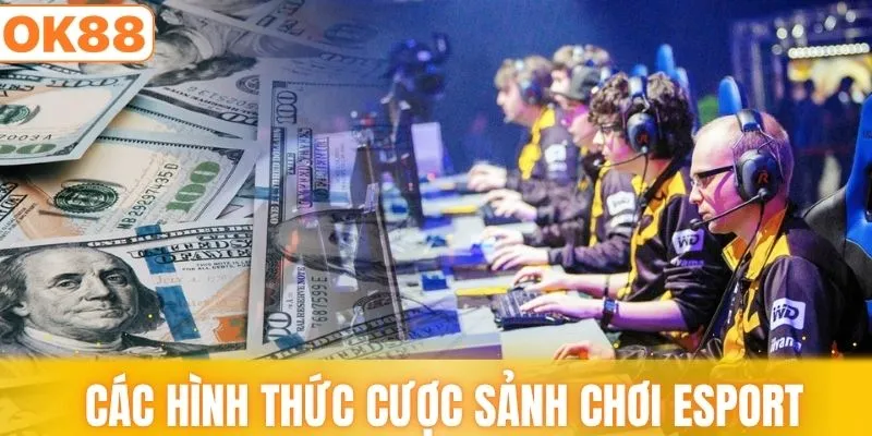 Các hình thức cược đa dạng tại sảnh chơi esport