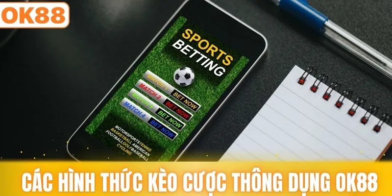Các hình thức kèo cược được ưa chuộng tại OK88