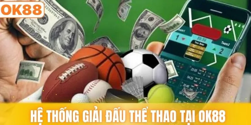 Hệ thống giải đấu đa dạng tại sảnh thể thao OK88